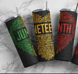 Juneteenth Tumbler